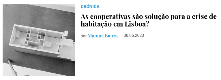 As cooperativas são solução para a crise de habitação em Lisboa?